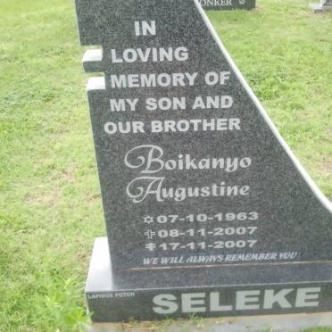 SELEKE Boikanyo Augustine 1963-2007
