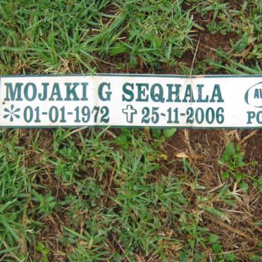 SEQHALA Mojaki G. 1972-2006