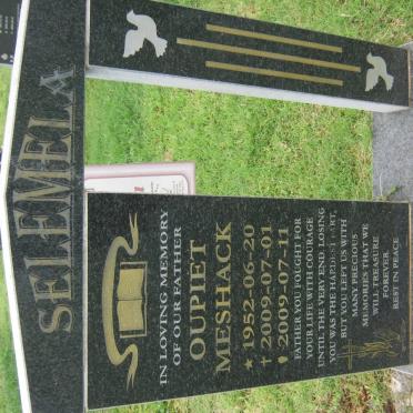 SELEMELA Oupiet Meshack 1952-2009