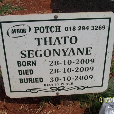 SEGONYANE Thato 2009-2009