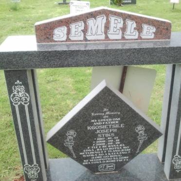 SEMELE Kgosietsile Joseph Stiks 1967-2000