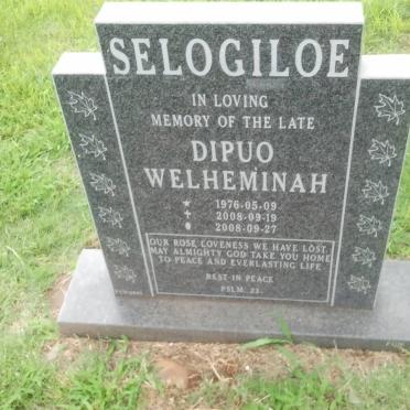 SELOGILOE Dipuo Welheminah 1976-2008