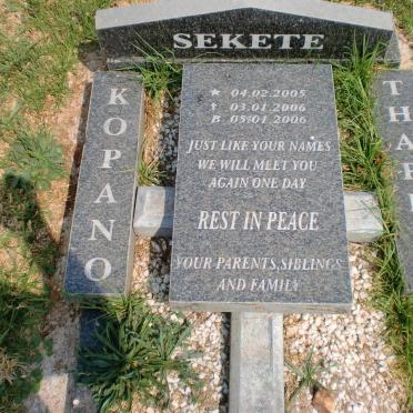SEKETE Kopano Thapelo 2005-2006