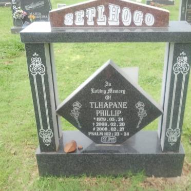 SETLHOGO Tlapane Phillip 1979-2008