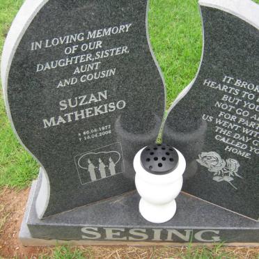 SESING Suzan Mathekiso 1977-2006