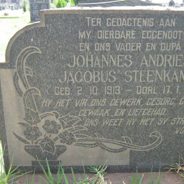 STEENKAMP Johannes Andries Jacobus 1913-1965