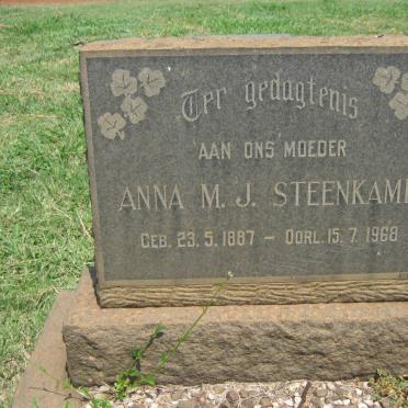 STEENKAMP Anna M.J. 1887-1968