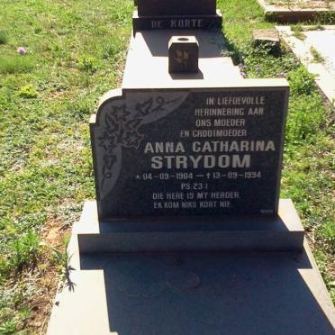 STRYDOM Anna Catharina 1904-1994