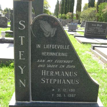 STEYN Hermanus Stephanus 1911-1987