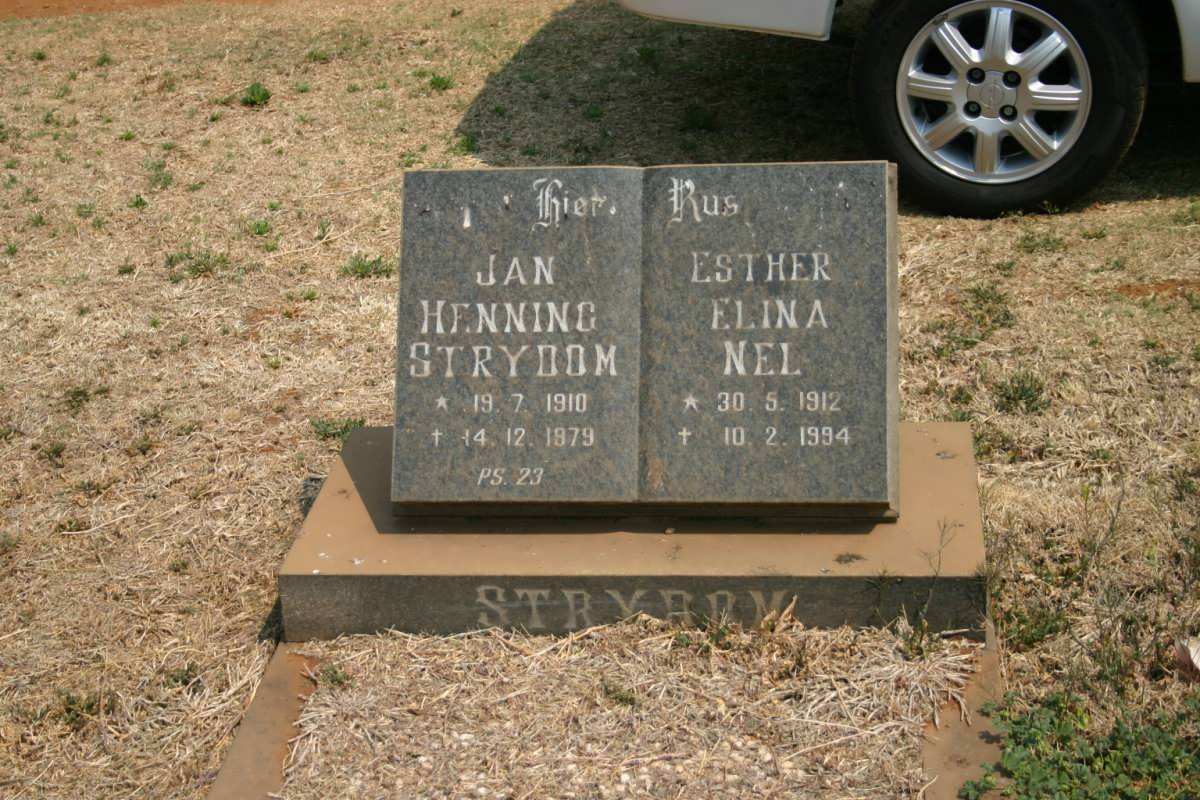 STRYDOM Jan Henning 1910-1979 & Ester Elina NEL 1912-1994