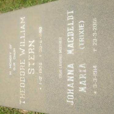 STERN Theodore William 1905-1980 &amp; Johanna Magdeldt Maria 1914-2001