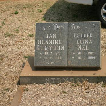 STRYDOM Jan Henning 1910-1979 &amp; Ester Elina NEL 1912-1994