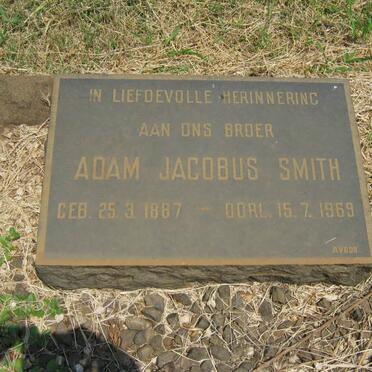 SMITH Adam Jacobus 1887-1969