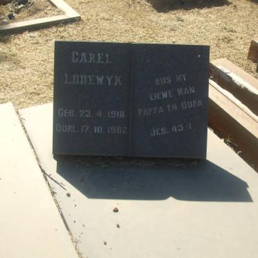 SWANEPOEL Carel Lodewyk 1918-1982