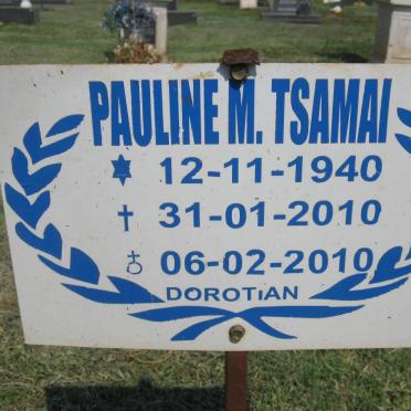 TSAMAI Pauline M. 1940-2010