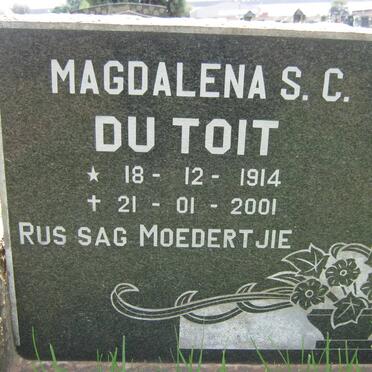 TOIT Magdalena S.C., du 1914-2001