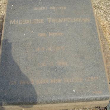 TRÜMPELMANN Magdalene nee MEISEL 1876-1968