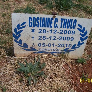THULO Gosiame C. 2009-2009