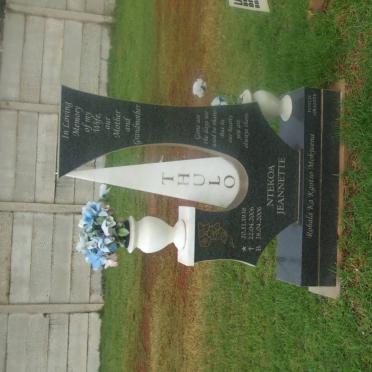 THULO Ntekoa Jeannette 1938-2006
