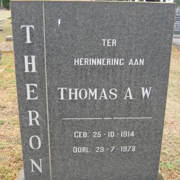 THERON Thomas A.W. 1914-1978