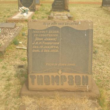 THOMPSON J.A.H. 1874-1958