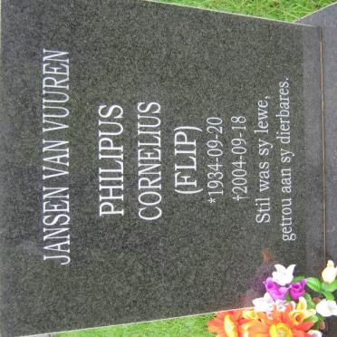 VUUREN Philipus Cornelius, Jansen van 1934-2004