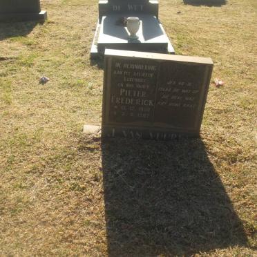 VUUREN Pieter Frederick, J. van 1950-1987