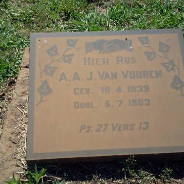 VUUREN A.A.J., van 1939-1963