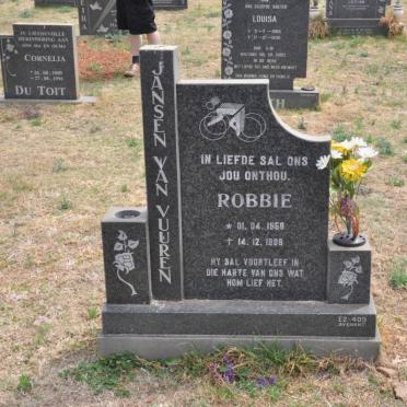 VUUREN Robbie, Jansen van 1958-1996