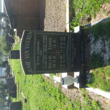 VUUREN M.G.H., Janse van 1916-1999 &amp; S.H. 1921-2001