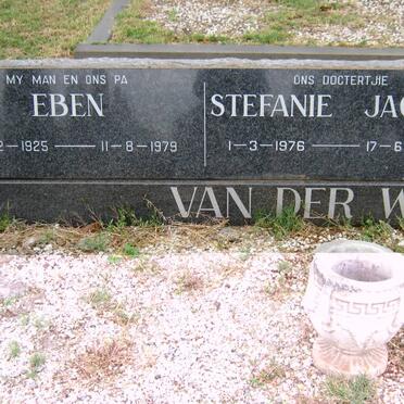 WALT Eben, van der 1925-1979 :: VAN DER WALT Stefanie Jacoba, van der 1976-1977