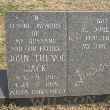 WILSON John Trevor 1918-1978