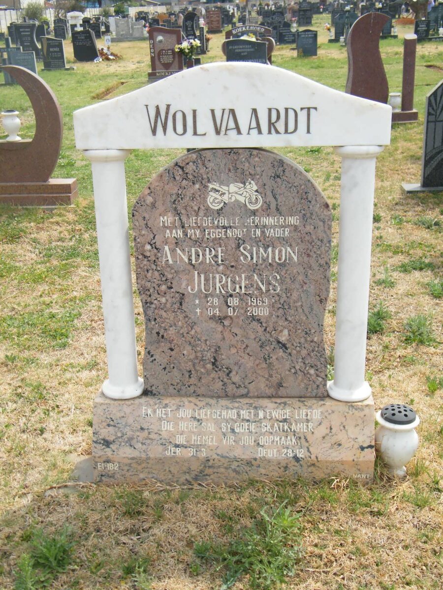 WOLVAARDT Andre Simon Jurgens 1969-2000