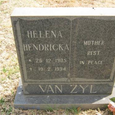 ZYL Helena Hendricka, van 1905-1994