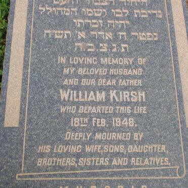 KIRSH William -1948