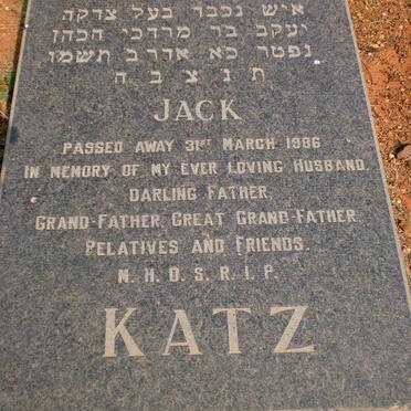 KATZ Jack -1986
