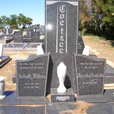 COETZEE Schalk Willem 1912-1987 &amp; Jacoba Isabella 1920-??