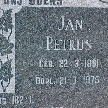 FOURIE Jan Petrus 1891-1975