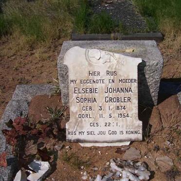 GROBLER Elsebie Johanna Sophia 1874-1954