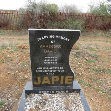 JAPIE Kardoes David 1958-2019