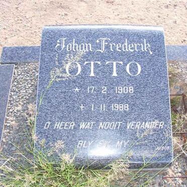 OTTO Johan Frederik 1908-1988