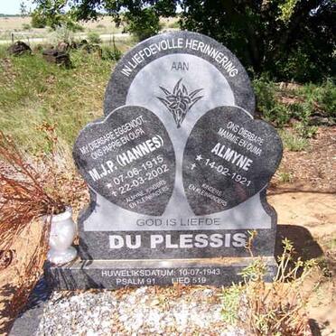 PLESSIS M.J.P., du 1915-2002 &amp; Almyne 1921-??