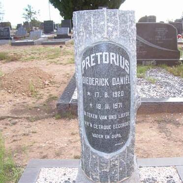 PRETORIUS Diederick Daniel 1920-1971