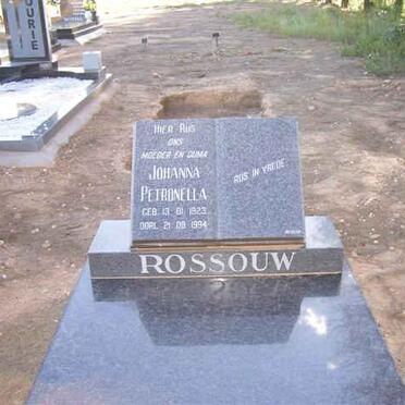 ROSSOUW Johanna Petronella 1923-1984