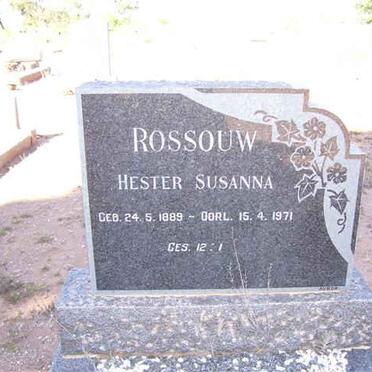 ROSSOUW Hester Susanna 1889-1971