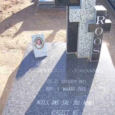 ROOS Cornelius Johannes 1921-1992 
