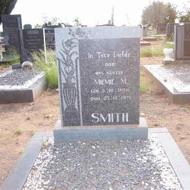 SMITH Miemie M. 1896-1971