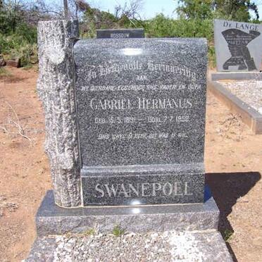 SWANEPOEL Gabriel Hermanus 1891-1958
