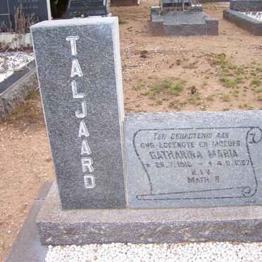 TALJAARD Catharina Maria 1916-1987