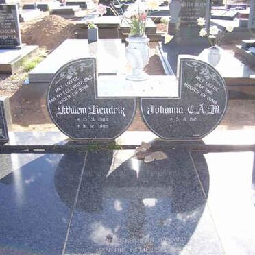 ? Willem Hendrik 1905-1988 &amp; Johanna C.A.M 1921-??